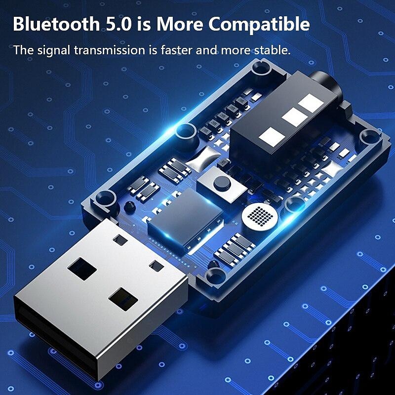 Mini USB Bluetooth 5.0 Audio Receiver Transmitter 4 IN 1 Mini 3.5mm Jack AUX RCA Stereo Music Wireless Adapter For TV Car PC 2025 - $9.99 –P2
