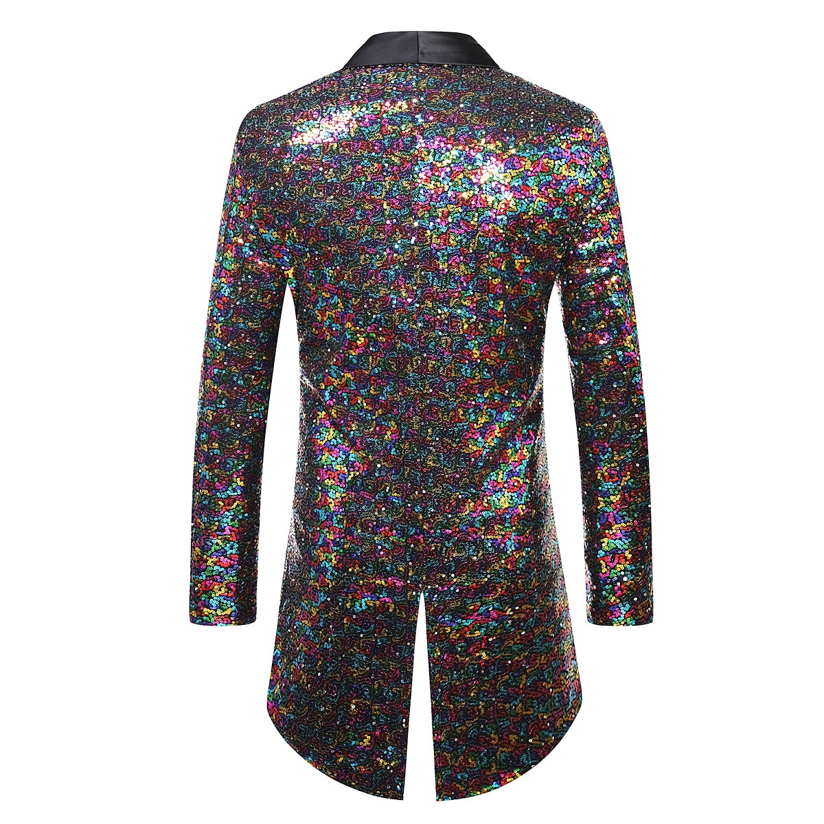 Retro / vintage 1980erne Jakke ملابس السهرة للرجال tailcoat Disk Paljetter Herre Halloween Karneval Maskerade Fest Fest / aften Stadie Voksne Frakk 2025 - $56.99 –P5
