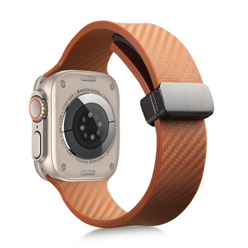 2025年 スポーツバンド と互換性があります Apple Watch ウォッチバンド 38mm 40mm 41mm 42mm 44mm 45mm 49mm マグネティッククラスプ 防水 調整可 シリコーン 交換用時計バンド のために iwatch Ultra 2 Series 9 8 7 SE 6 5 4 3 2 1  コレクション – $11.99 –P11