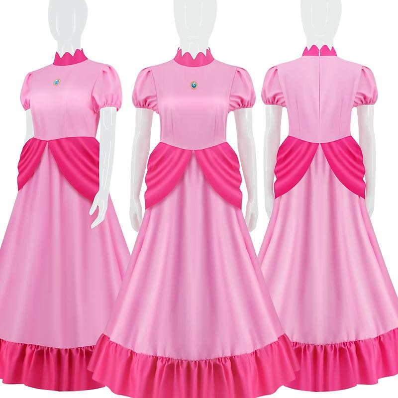 principessa pesca Costume Cosplay Mascherata Accessori Cosplay Cosplay di film for Per donna Ragazze Bambini Adulti Carnevale Mascherata del 2025 a $61.99 –P8