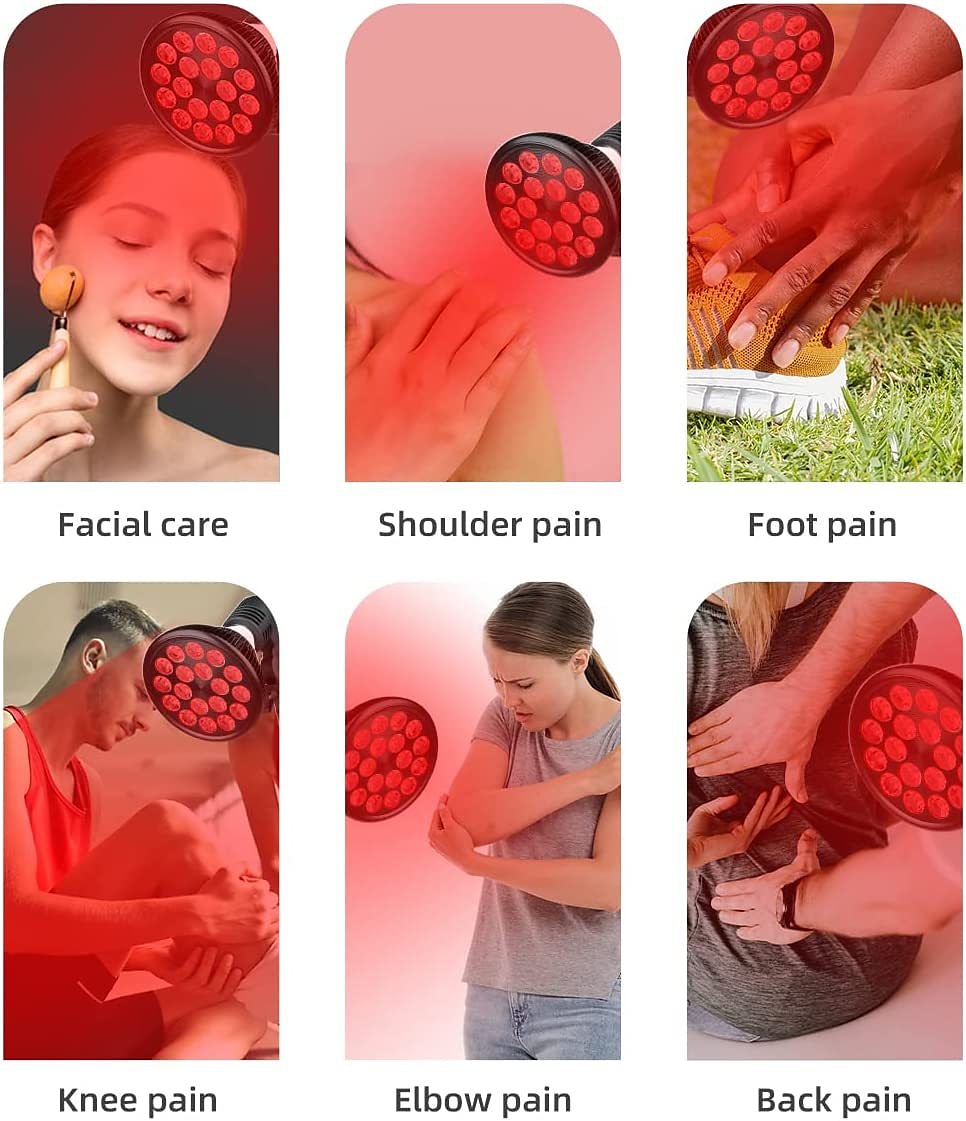 Led Red Light 54w Tripod Light Bulb Physiotherapy Light Par38 Dual Core 660 850nm Red Light Therapy Lamp Near Infrared Combo Bulb for Skin Care, Pain Relief, and Anti-Aging Benefits 2025 - $82.99 –P10