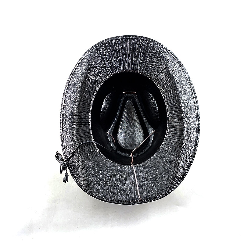 halloween jul el wire light up paljett jazzhatt vuxen neon led lysande festival festklädd keps för män och kvinnor 2026 - $27.99 –P9