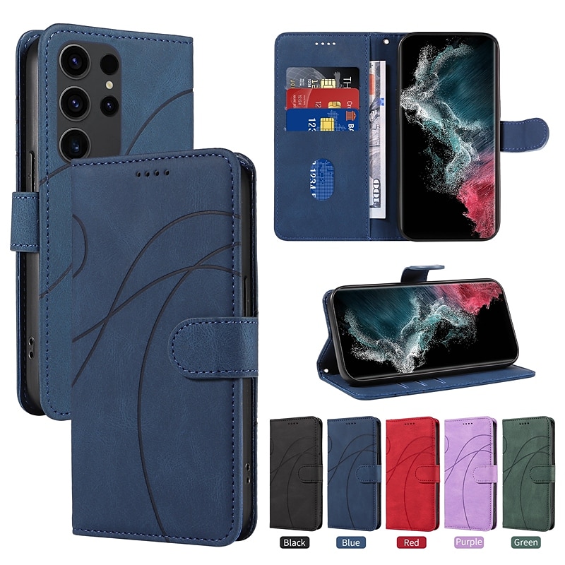 τηλέφωνο tok Για Samsung Galaxy S23 S22 S21 S20 Ultra Plus FE Α54 Note 20 Ultra 10 Plus Α73 S25 Ultra Θήκη κάρτας πορτοφολιού με λουράκι καρπού Υποδοχές θήκης καρτών Σταντ ποδηλάτου Γεωμετρικά σχήματα 2025 - $13.99 –P1