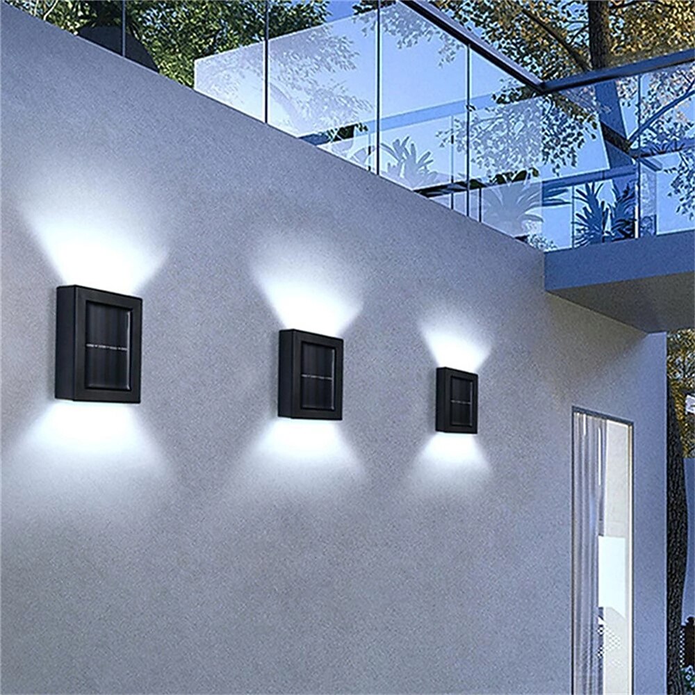 Parede luz solar à prova dwaterproof água jardim solar led luz para iluminação ao ar livre lâmpada de rua casa varanda quintal decoração de 2026 por $9.49 –P4