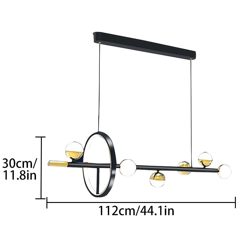 Ceiling Pendant Light Globe Design Modern Pendant Light for Dining Room Kitchen Restaurant Bar Creative Golden Lighting Fixtures Nordic Line Hanging Ceiling Lamp 110-240V 2025 - $649.99 –P8