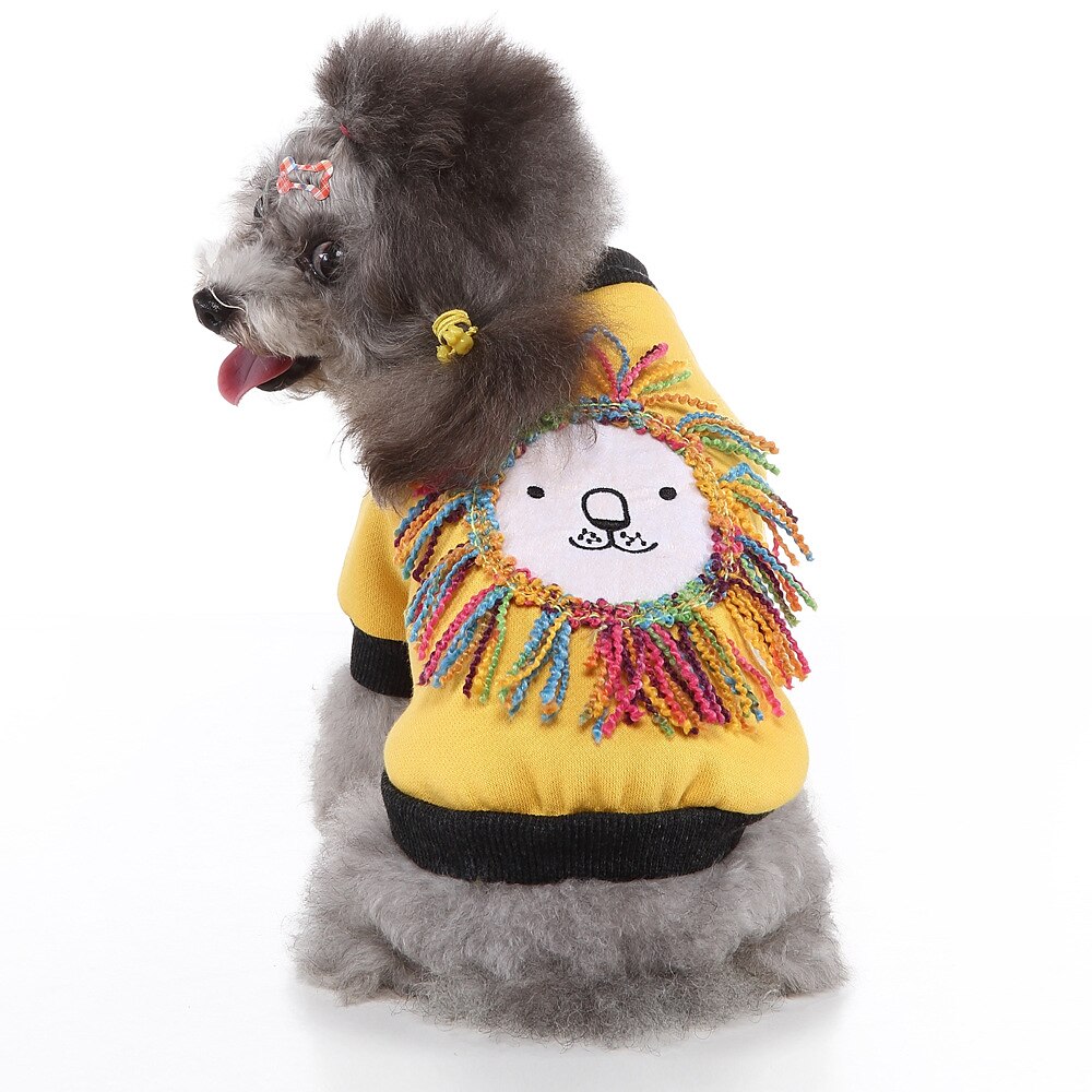 Hund Katze Kapuzensweatshirt Mode Niedlich Warm Atmungsaktiv Weich Waschbar Bequem Outdoor Alltagstauglich Hundebekleidung for Bichon Frise Zwergspitz Baby Haustier Papillon Klein 2025 - $26.99 –P9