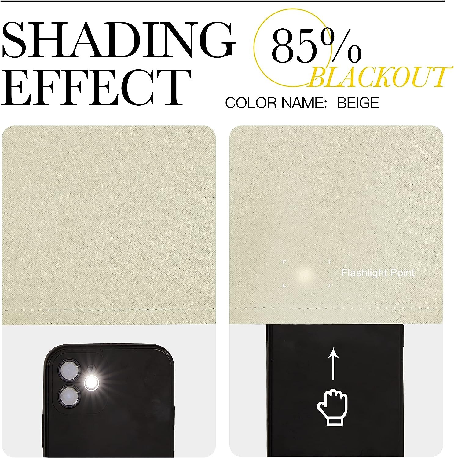 2026年 遮光カーテン ドレープ ファームハウス ハトメ/アイレット カーテンパネル リビングルーム ベッドルーム 引き戸カーテン キッチン バルコニー 窓 トリートメント 断熱  コレクション – $37.99 –P5