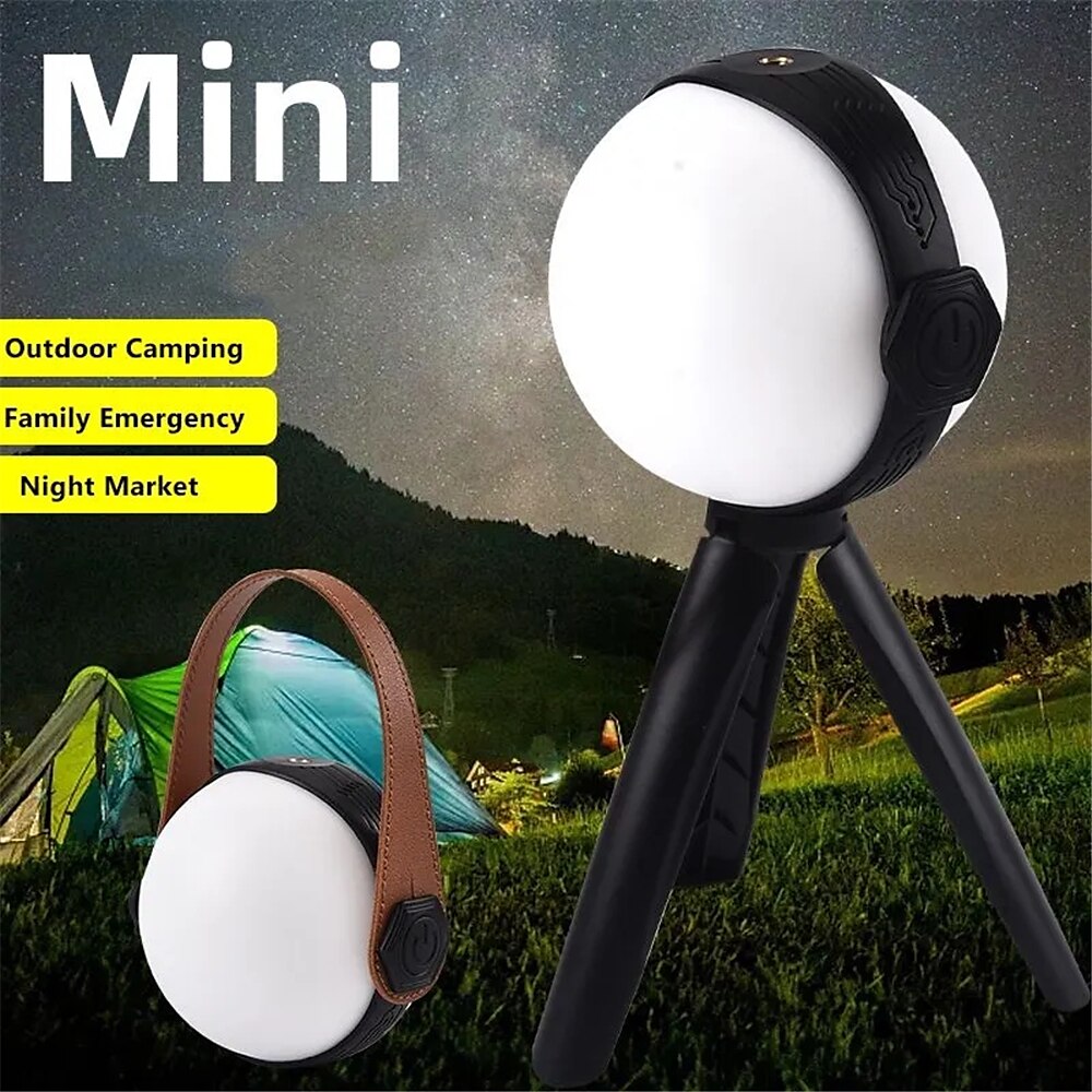 Elf Ball Camping Light Outdoor Atmosphere Camping Tent Light Fast Charging LED Ball Bubble SOS Rescue Light with Bracket 2025 - $22.99 –P2