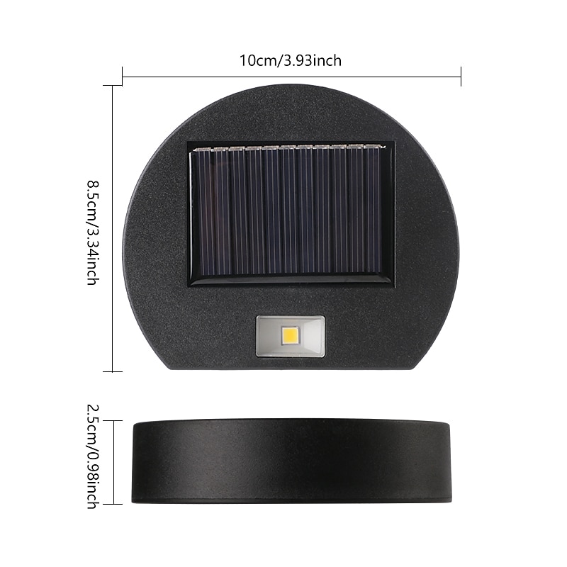 Applique murale solaire éclairage extérieur de la maison éclairage public balcon atmosphère lavage des murs spot jardin étape clôture cour étanche paysage lampe de 2026 ? $15.49 –P13