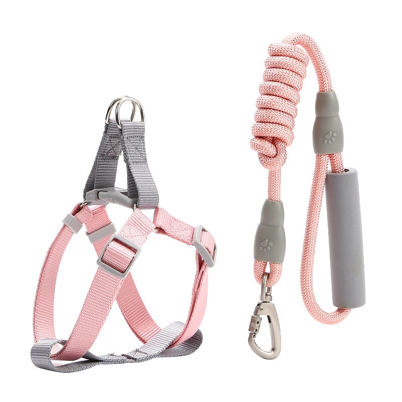 Cachorros Gatos Colarinho Arreios Ajustável Portátil Durável Ao ar livre Caminhada de 2025 por $16.99 –P6