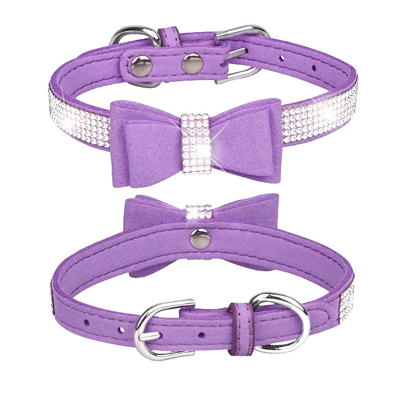 Prodotti per cani Prodotti per roditori Collari Cravatta / Papillon Regolabile Portatile Duraturo Esterno Marcia Strass del 2025 a $16.99 –P10
