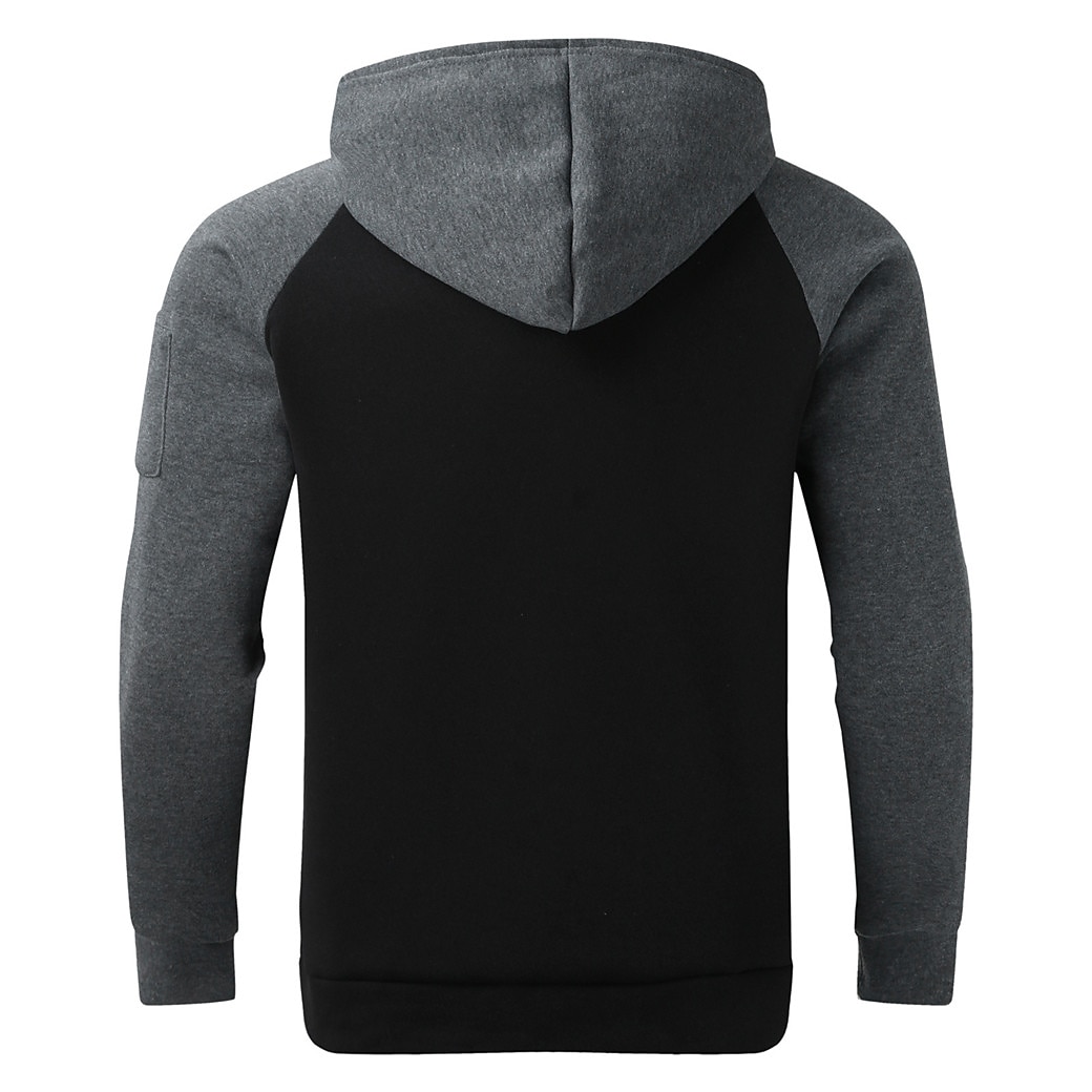 Herr Huvtröja Svart Gul Rubinrött Blå Orange Huva Färgblock Sport & Utomhus Dagligen Helgdag Streetwear Häftig Ledigt Vår & Höst Kläder Pull Tröjor 2025 - $20.99 –P9