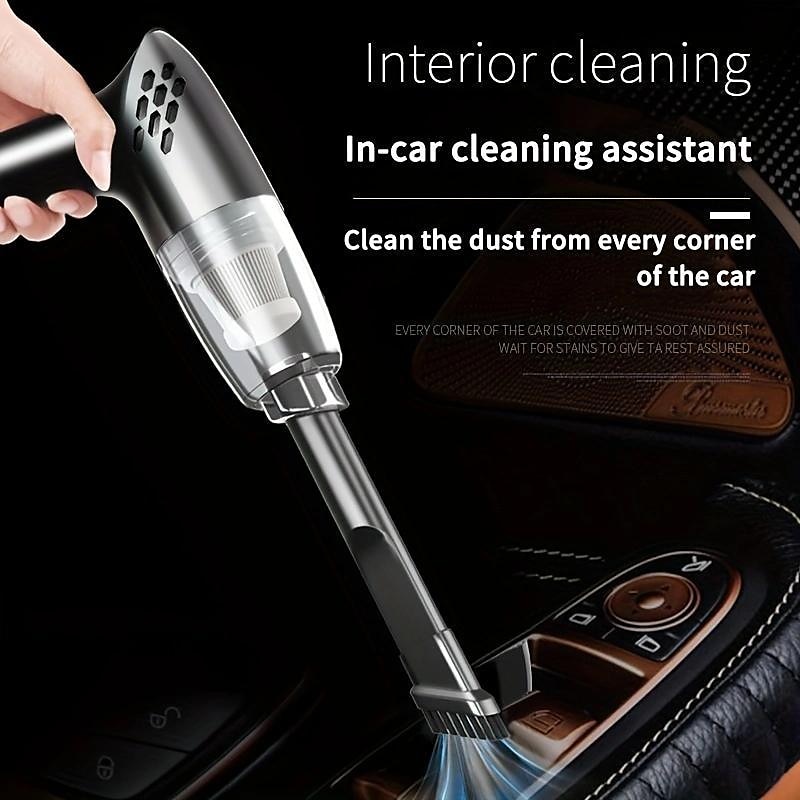 draadloze autostofzuiger grote zuigauto kleine auto mini krachtige handstofzuiger 2025 - $31.99 –P6