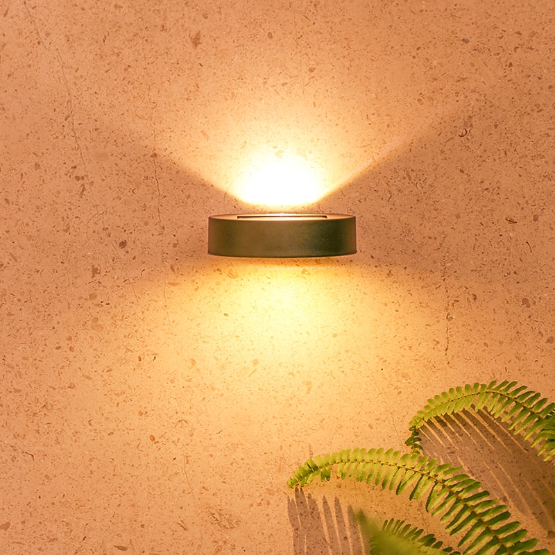 Applique murale solaire éclairage extérieur de la maison éclairage public balcon atmosphère lavage des murs spot jardin étape clôture cour étanche paysage lampe de 2026 ? $15.49 –P10