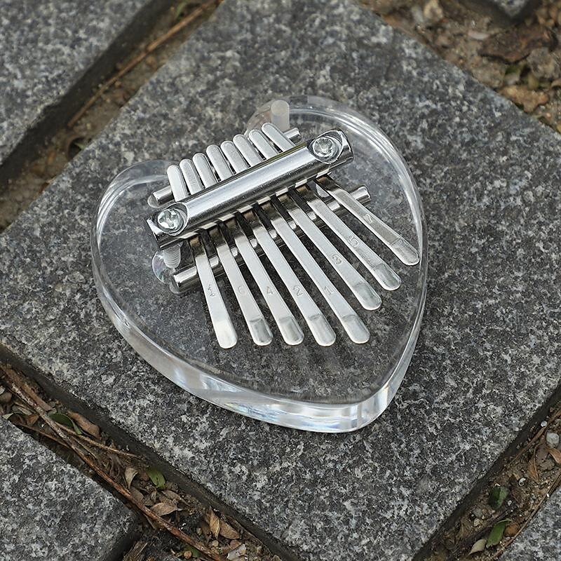 8-tone degetul mare pian mini kalimba degetul pian cristal kalimba pian degetul mare instrument mic 2025 - $23.99 –P2