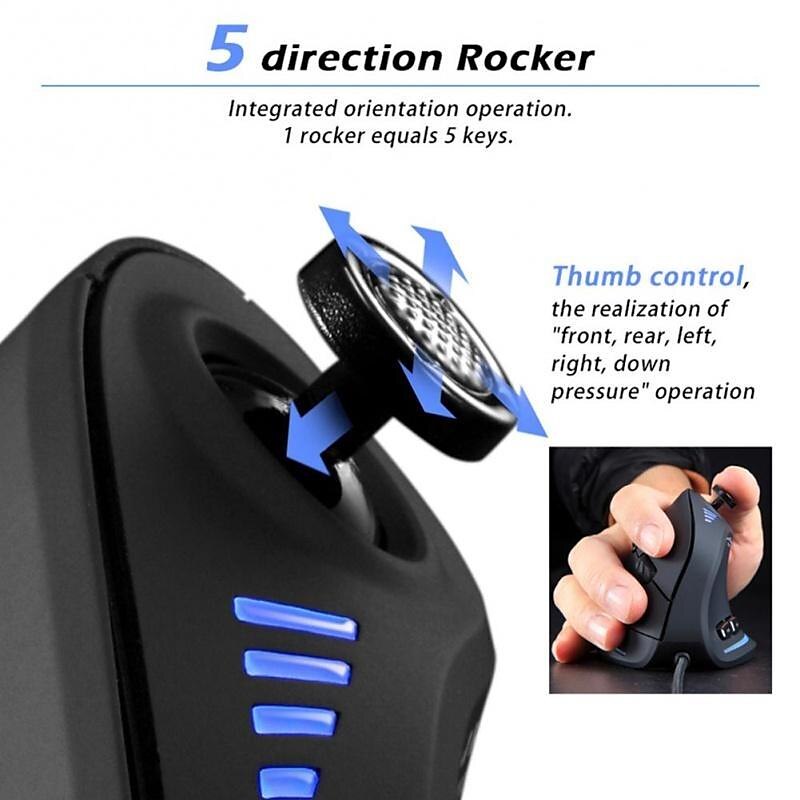 Gaming Mouse Programmable 11 Buttons USB Wired RGB Optical Remote Ergonomic Mouse Gamer Mice For PUBG LOL 2025 - $43.99 –P4