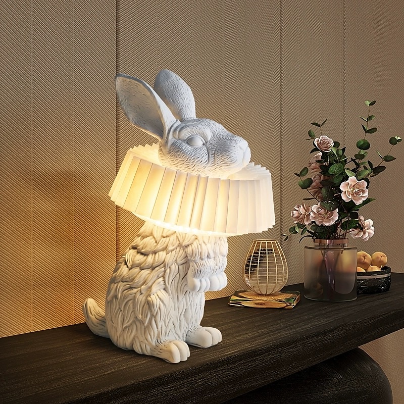 Table Lamp Rabbit Light,LED Night Light Bedside Sleeping Cartoon Table Lamp Rabbit Miffy Gift Cute Decoration Gift Can Be Used As Night Light 110-240V 2025 - $291.99 –P11