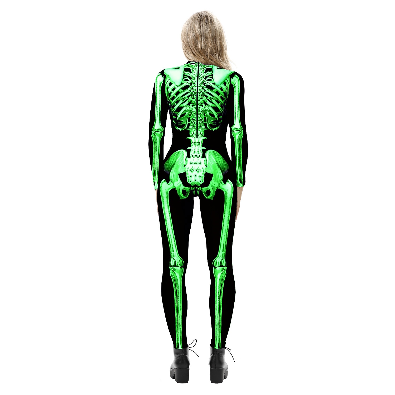 Cosplay kostyme Huddrag Kroppsdrakt Skjelett Kranium Ett Stykke Barne Voksne Dame Karneval Maskerade Mardi Gras Fest Ytelse Enkle Halloween-kostymer Kle deg opp 2026 - $36.99 –P20