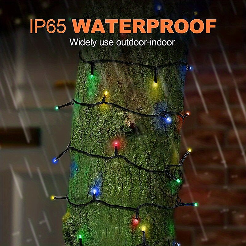 Solar Fairy Lights Outdoor Light Strings Waterproof 8 Modes 10m 100leds String Light Outdoor Lighting For Party Garden Christmas Outdoor New Year Holiday Decoration 2025 - $15.99 –P9
