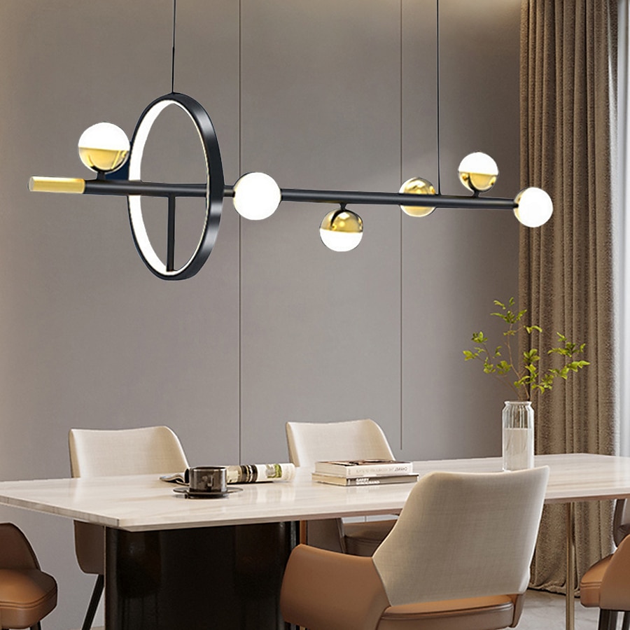 Ceiling Pendant Light Globe Design Modern Pendant Light for Dining Room Kitchen Restaurant Bar Creative Golden Lighting Fixtures Nordic Line Hanging Ceiling Lamp 110-240V 2025 - $649.99 –P6