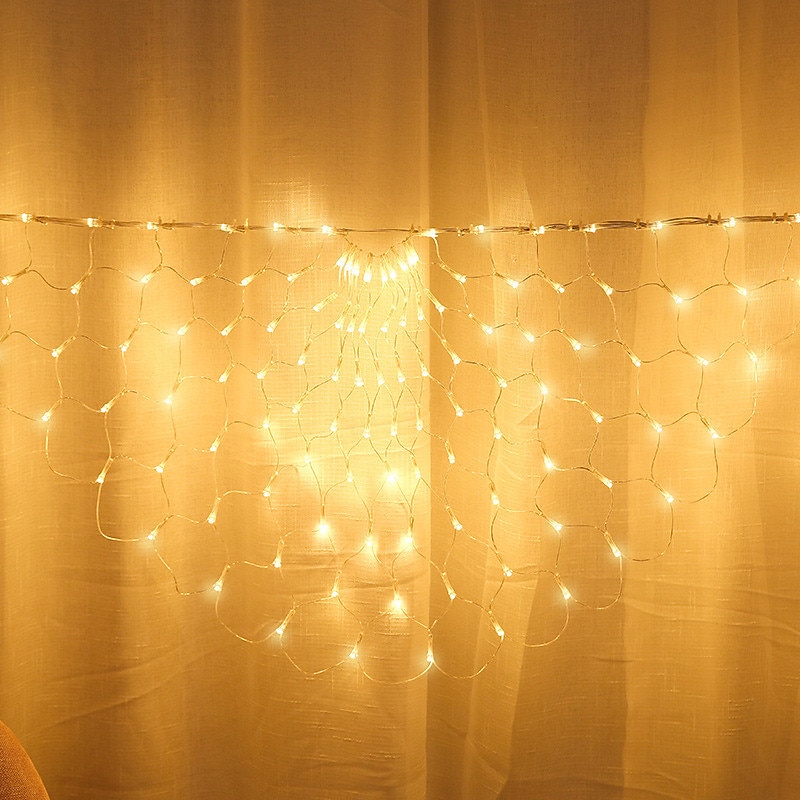 Guirlande lumineuse d'extérieur à LED en forme de paon, 3 m, 424 LED, pour rideau de fenêtre, pour mur de fond, lumière féerique de Noël, prise EU US AU UK de 2025 ? $49.99 –P3