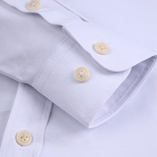 Herre Dresskjorter Skjorte med knapp ned Oxford skjorte Skjorte med krage عادي Bryllup Arbeid Lys Rosa Hvit Marineblå Blå Langermet Vår & Vinter Klær 2025 - $20.99 –P3