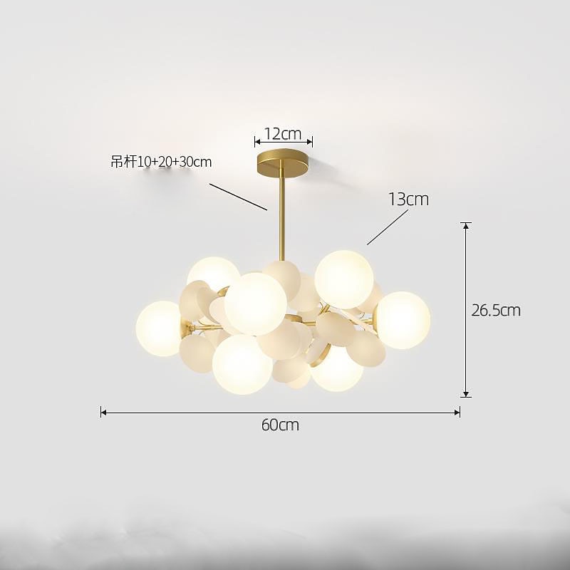 candelabru sputnik modern acrilic pandantiv 8/10/12 cap plafoniere creative corpuri de iluminat, pentru restaurant living dormitor cafenea art deco 110-240v 2025 - $343.99 –P3