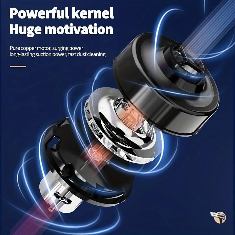 draadloze autostofzuiger grote zuigauto kleine auto mini krachtige handstofzuiger 2025 - $31.99 –P4