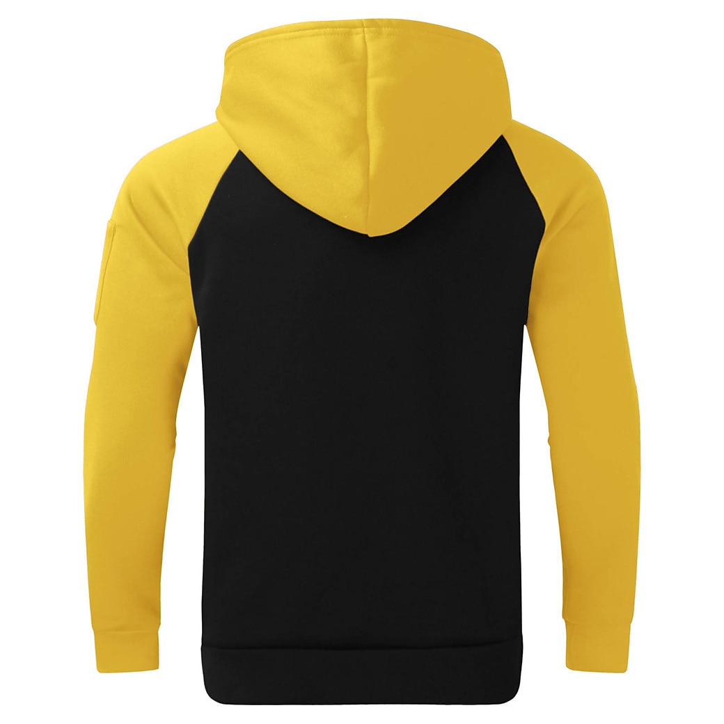 Herr Huvtröja Svart Gul Rubinrött Blå Orange Huva Färgblock Sport & Utomhus Dagligen Helgdag Streetwear Häftig Ledigt Vår & Höst Kläder Pull Tröjor 2025 - $20.99 –P11