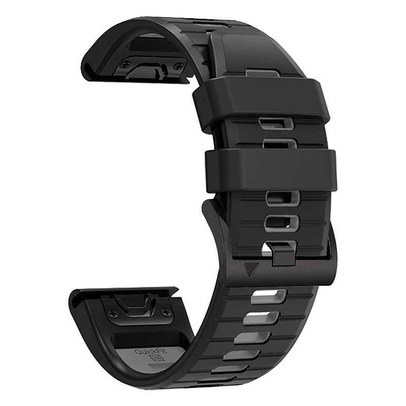 حزام إلى جارمين Fenix 7 7X 6 6X Pro Forerunner 955 945 935 Instinct 2X Solar Epix Approach S62 S60 Marq Descent G1 Quatix سيليكون إستبدال حزام 26mm 22mm تناسب سريع عصابة الرياضة معصمه 2025 - $17.99 –P4
