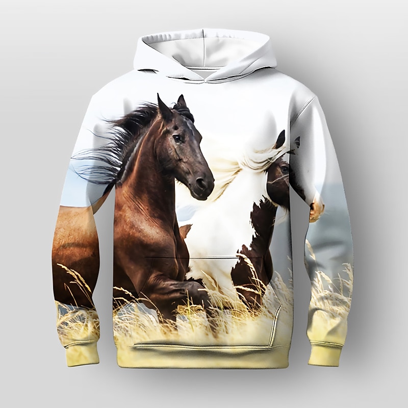 Horse hoodies for kids hot sale