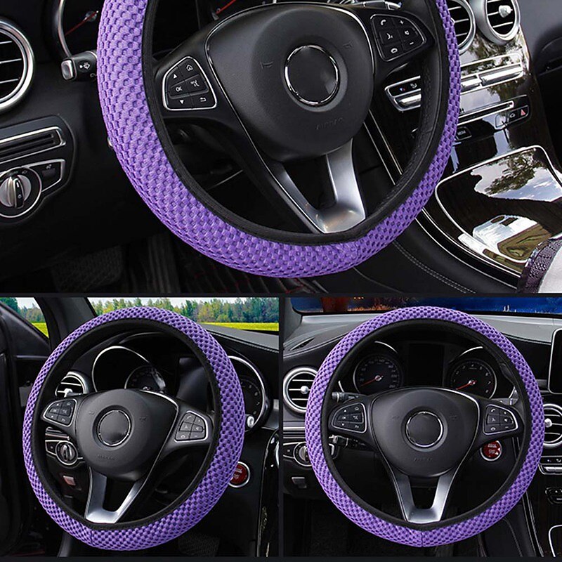 1 buc. capac de volan cu fir de gheata usor universal 38 cm, rezistent la uzura, antiderapant, accesorii pentru modificarea masinii, accesorii auto fara inel interior 2025 - $13.99 –P7