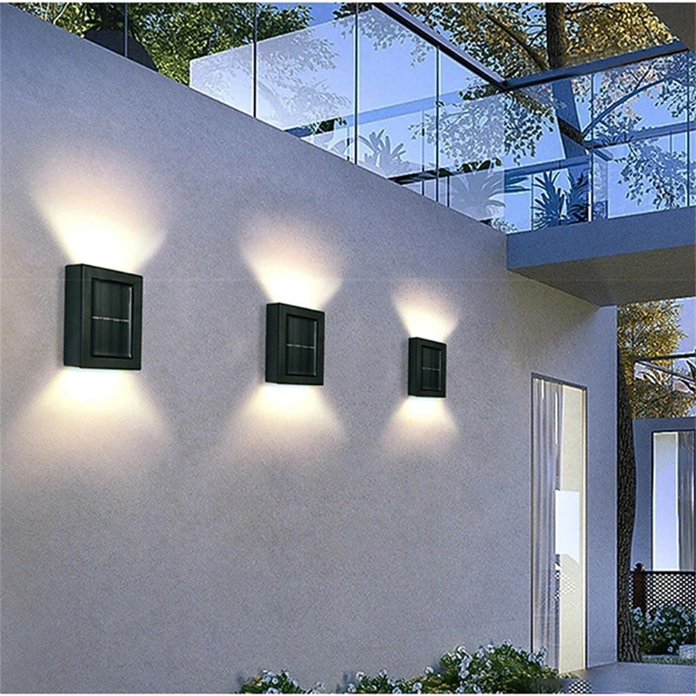 Parede luz solar à prova dwaterproof água jardim solar led luz para iluminação ao ar livre lâmpada de rua casa varanda quintal decoração de 2026 por $9.49 –P2