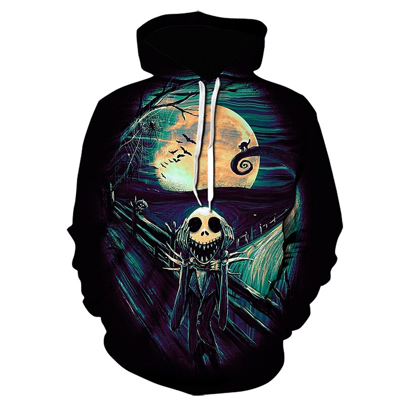 3d jack skellington hoodie hotsell