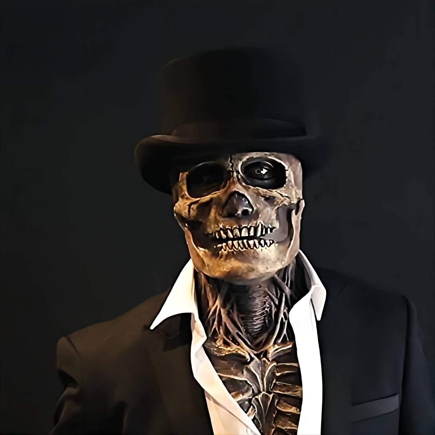 Halloween Skull Mask Resident Evil Horror Scary Realistic Horrible Full Head Skeleton Biochemical Mask For 2025 Halloween,Adults Costumes Skull Mask Indie Station Demon Zombie Skeleton Mask 2025 - $29.99 –P11