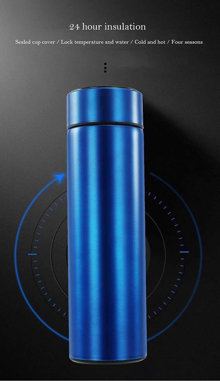480 ml Digital Thermos Cup Intelligent Temperature Smart Digital Thermal Coffee Travel Mug - Touch Display Temperature, Stainless Steel Vacuum Flask - Perfect Gift for Back To School 2025 - $19.99 –P10