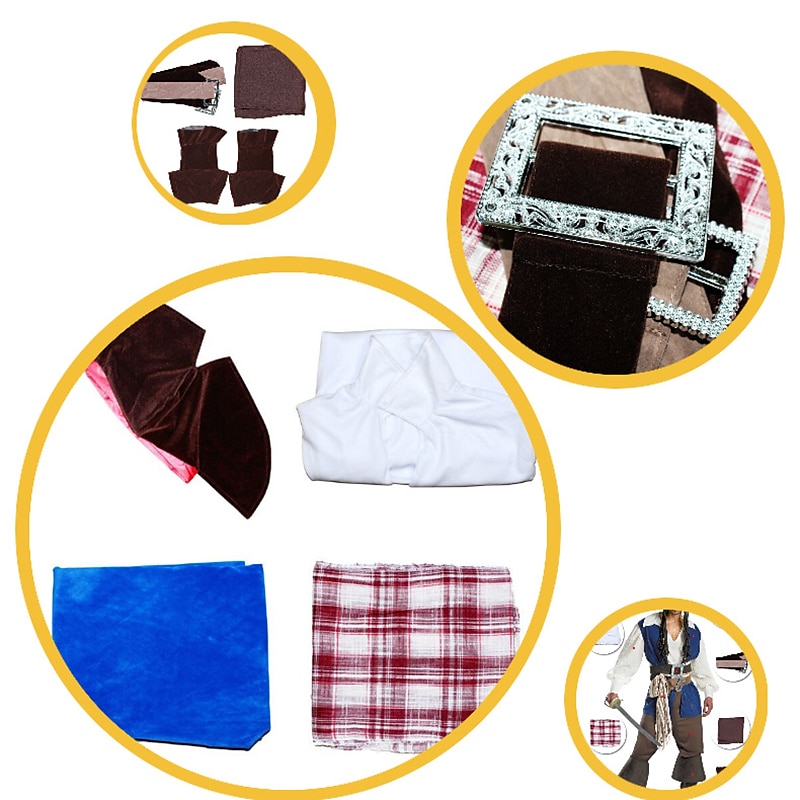 Couples Pirate Halloween Group Couples Costumes Men's Women's Movie Cosplay Cosplay Costumes Blue Vest Top Pants Halloween Carnival Masquerade 2025 - $64.99 –P8