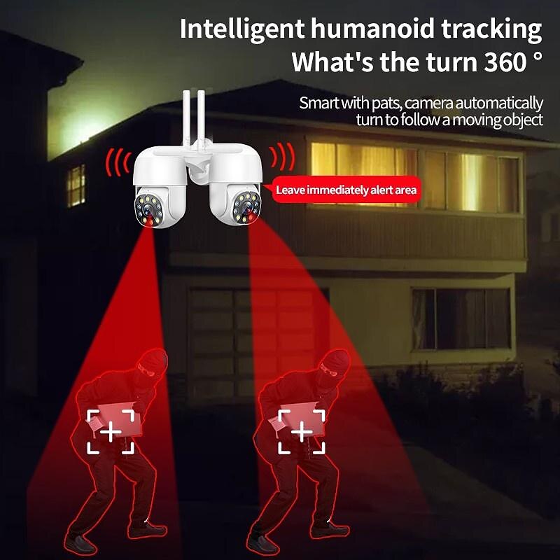 2025年 ワイヤレスwifi ipドームカメラ、屋外防水監視カメラ、cctv irナイトビジョンモーション検出カメラ、双方向オーディオネットワークptzホームセキュリティカメラ、赤ちゃん、店舗、オフィス、ペット、高齢者用  コレクション – $65.99 –P6