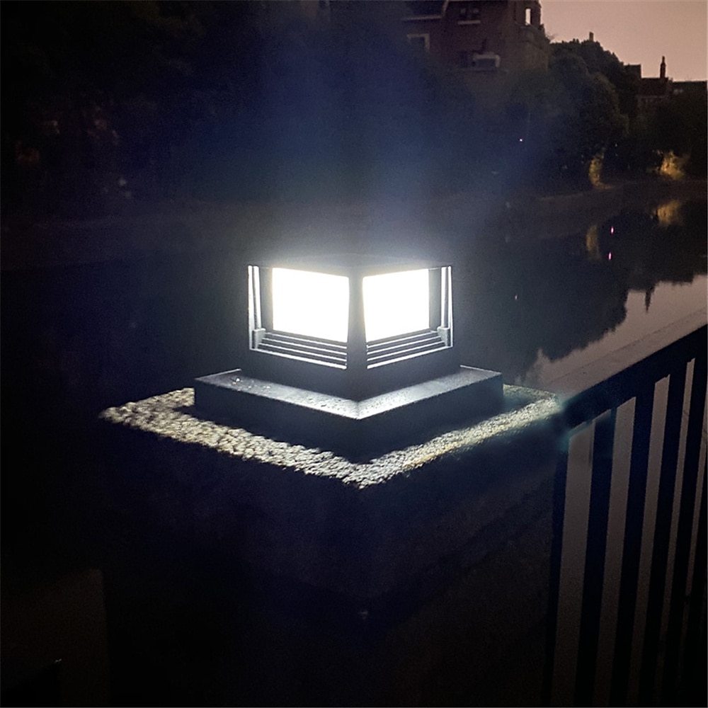 éclairage extérieur à LED éclairage de chemin éclairage solaire de patio éclairage de colonne éclairage de terrasse à LED éclairage de capuchon décoration de cour plate de 2025 ? $21.99 –P5