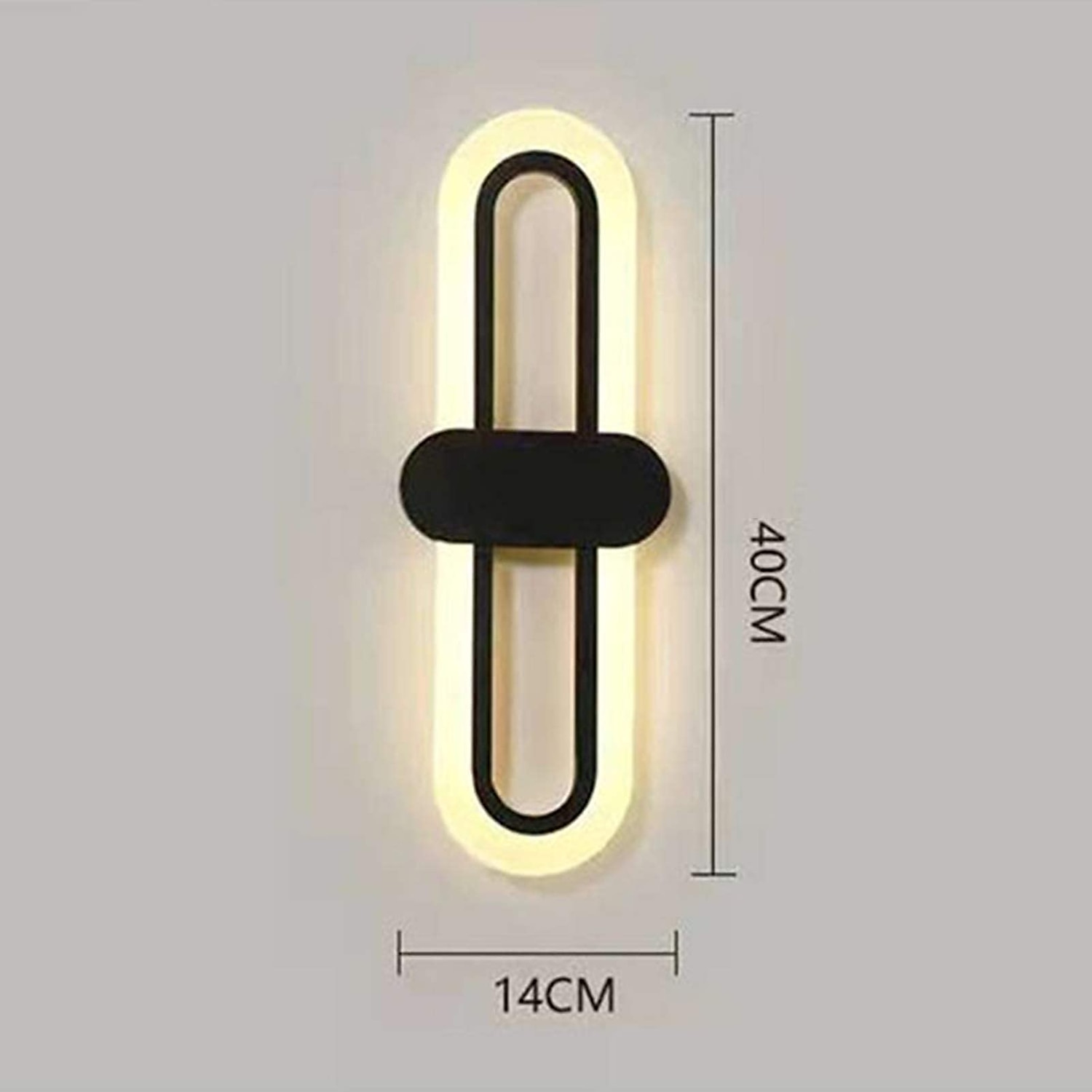 lightinthebox led תאורת קיר מקורה אניה desin 40 ס"מ מקורה מודרנית פשוטה מנורת קיר מנורת קיר סיליקון ישימה לחדר שינה סלון חדר אמבטיה מסדרון ac110v ac220v 2025 - $82.99 –P5