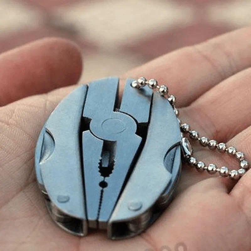 nejúžasnější venkovní multifunkční klíčenka z nerezové oceli klešťový nožový šroubovák & více! 2025 - $9.99 –P1
