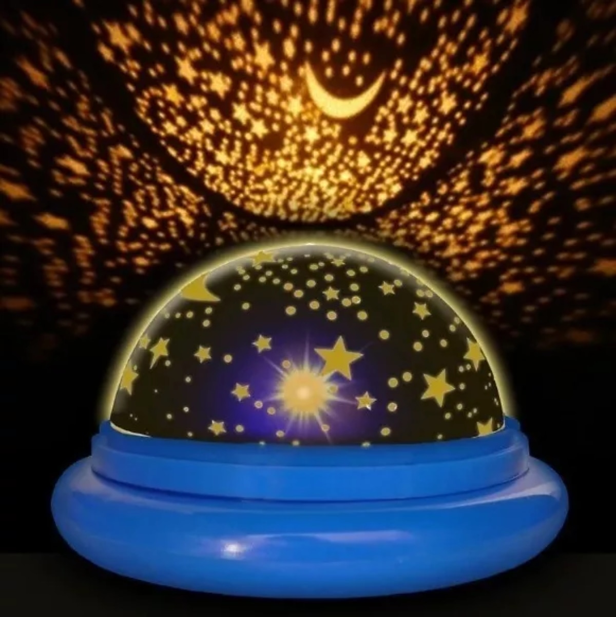 baby star sky proiettore lampada cambia colore stellato ufo led luce notturna luna cosmo giocattoli per bambini arredamento camera da letto regali di compleanno del 2025 a $8.49 –P1
