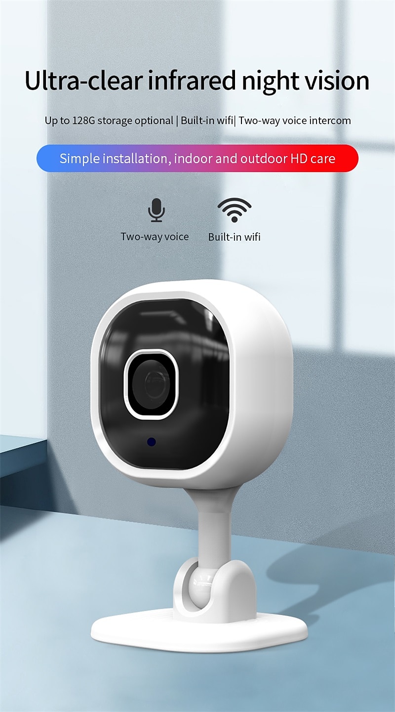 A3 1080P Surveillance IP WiFi Camera Mini Home Smart Two Way Intercom Survalance Camera Audio Video Night wifi Security Monitor 2025 - $36.99 –P1