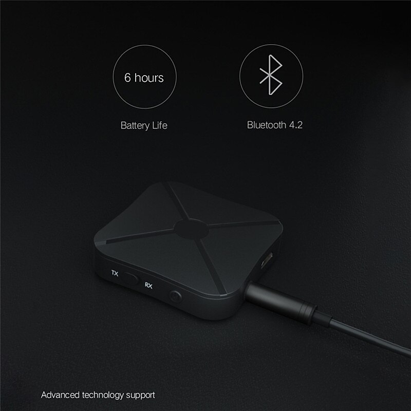 2 в 1 bluetooth4.2 компьютерные наушники aux автомобильная стерео музыка аудио адаптер беспроводной передатчик bluetooth приемник 2025 - $12.99 –P7