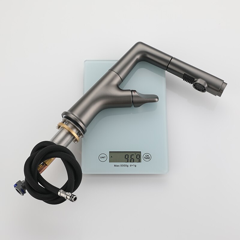 2025年 浴室の蛇口引き出し式洗面器タップ、冷温ホース付きシングルハンドル容器タップ  コレクション – $97.99 –P9