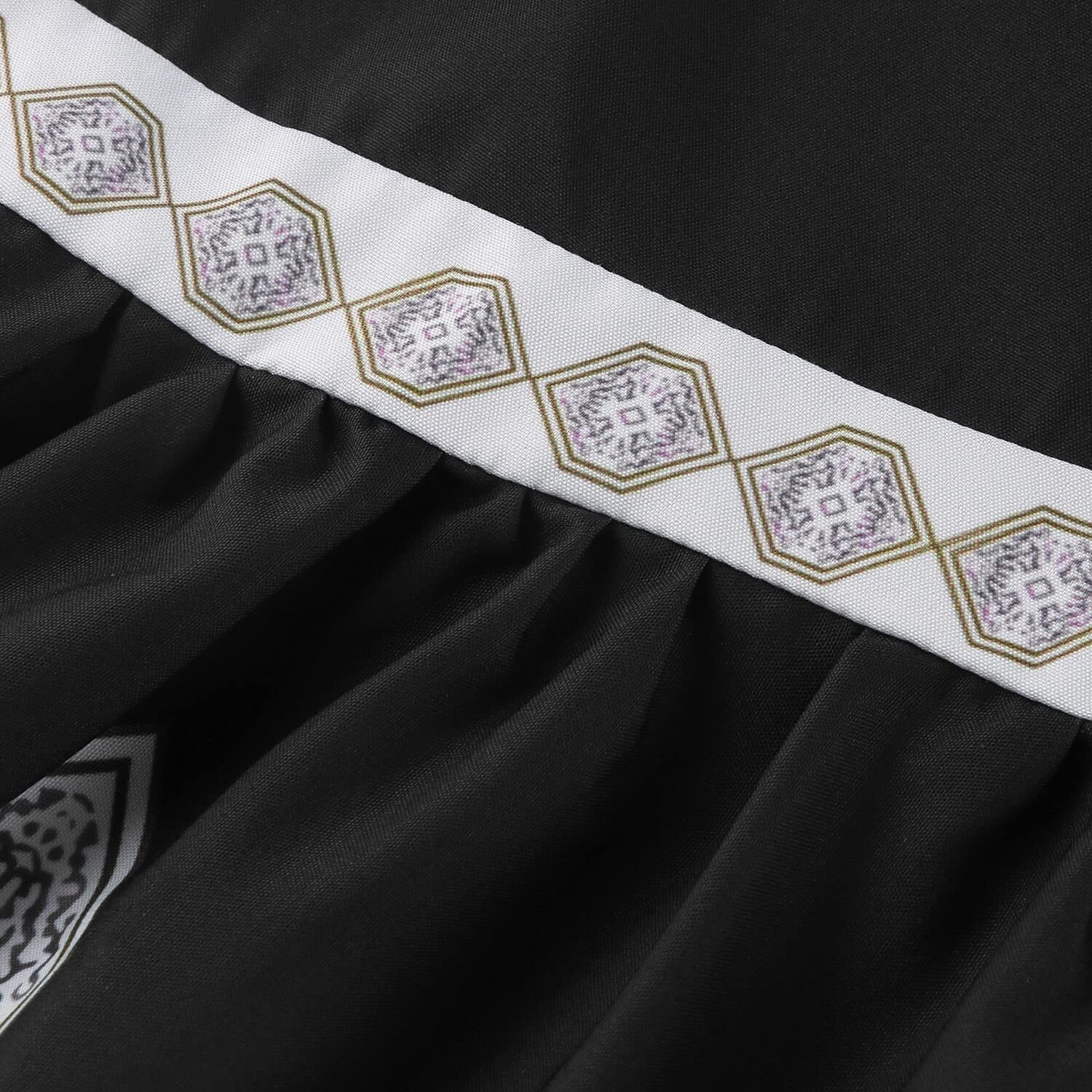 Dámské Krátké mini šaty Mini šaty Etnické šaty Úpletové šaty Boho šaty prázdniny Klasické Na běžné nošení Venkovní Dovolená Plážové Běžný Geometrický Dlouhý rukáv Do V Černá Vodní modrá Zlatá Léto 2025 - $25.99 –P7