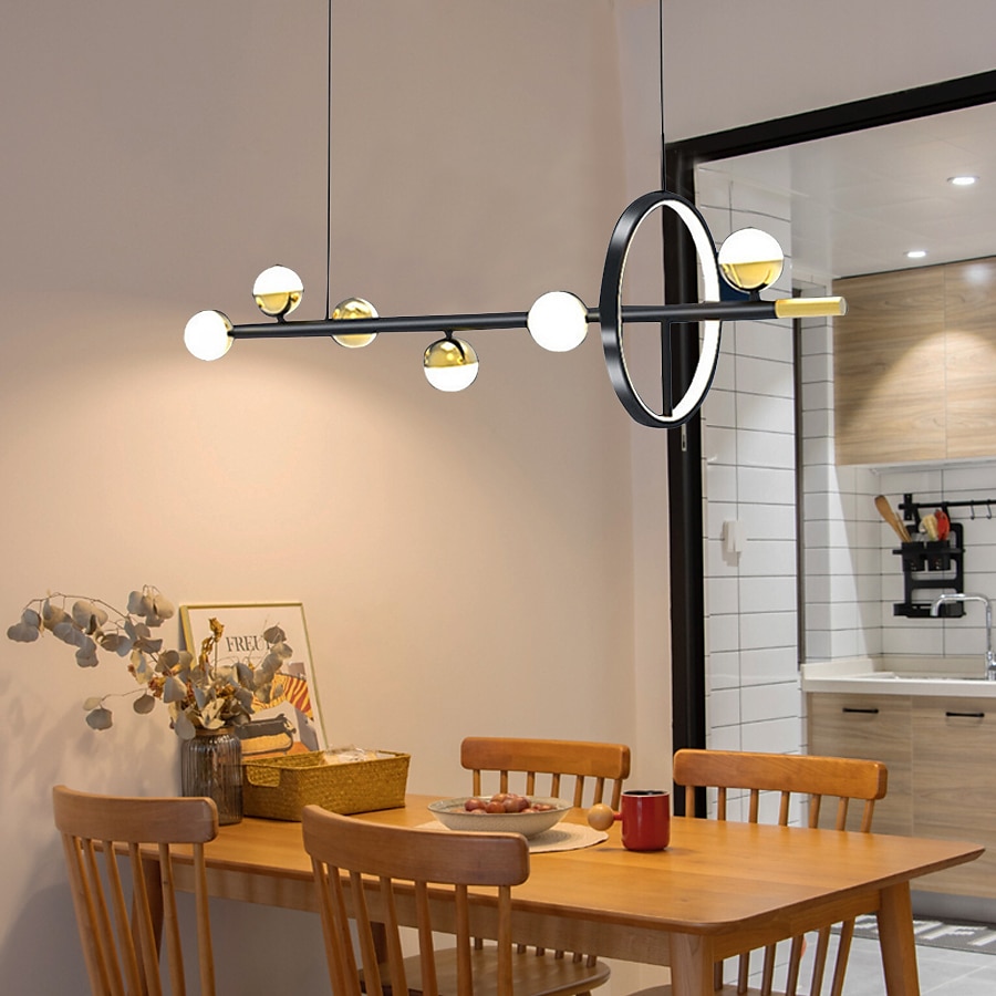 Ceiling Pendant Light Globe Design Modern Pendant Light for Dining Room Kitchen Restaurant Bar Creative Golden Lighting Fixtures Nordic Line Hanging Ceiling Lamp 110-240V 2025 - $649.99 –P7