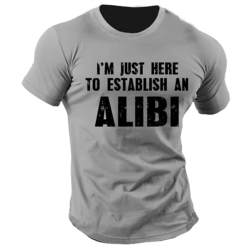 Hombre Letra Estampados Camiseta Camisetas gráficas Algodón Manga Corta Gráfico Camisa Negro Verde Trébol Azul Oscuro Camiseta cómoda Exterior Calle Ropa de diseñador de moda 2025 - $15.99 –P3