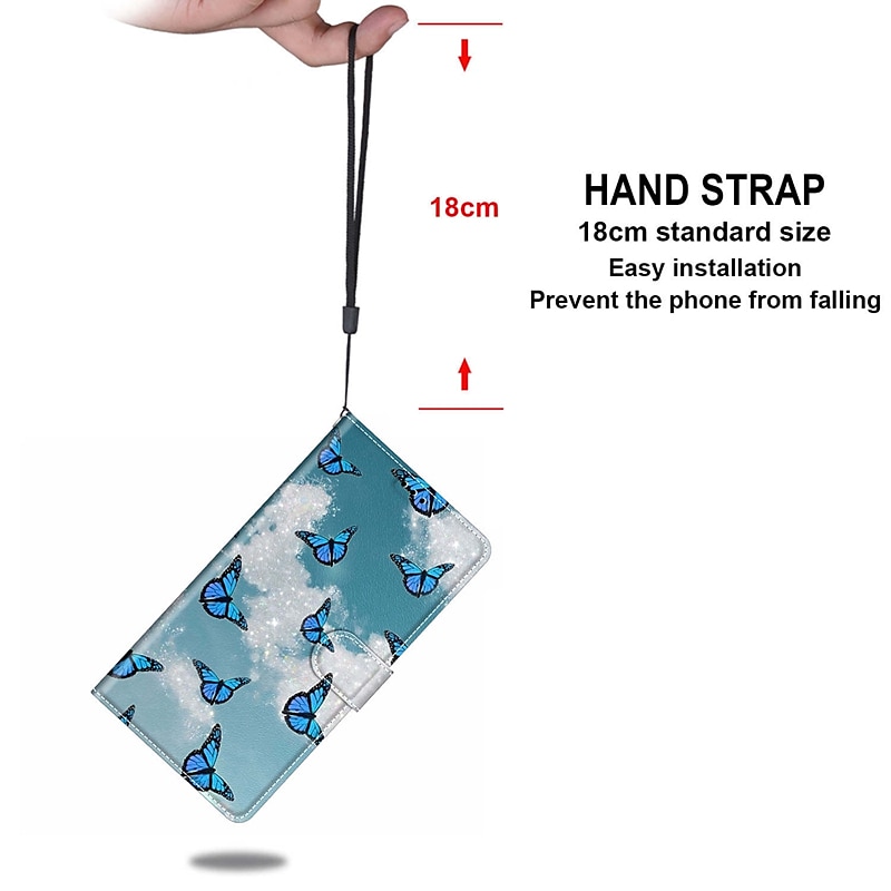 Phone Case For iPhone 16 iPhone 15 Pro Max Plus iPhone 15 Pro Max 14 Plus 13 12 11 Pro Max Wallet Case Flip Cover with Stand Holder Full Body Protective Card Slot Flower Flower Floral TPU PU Leather 2025 - $17.99 –P6