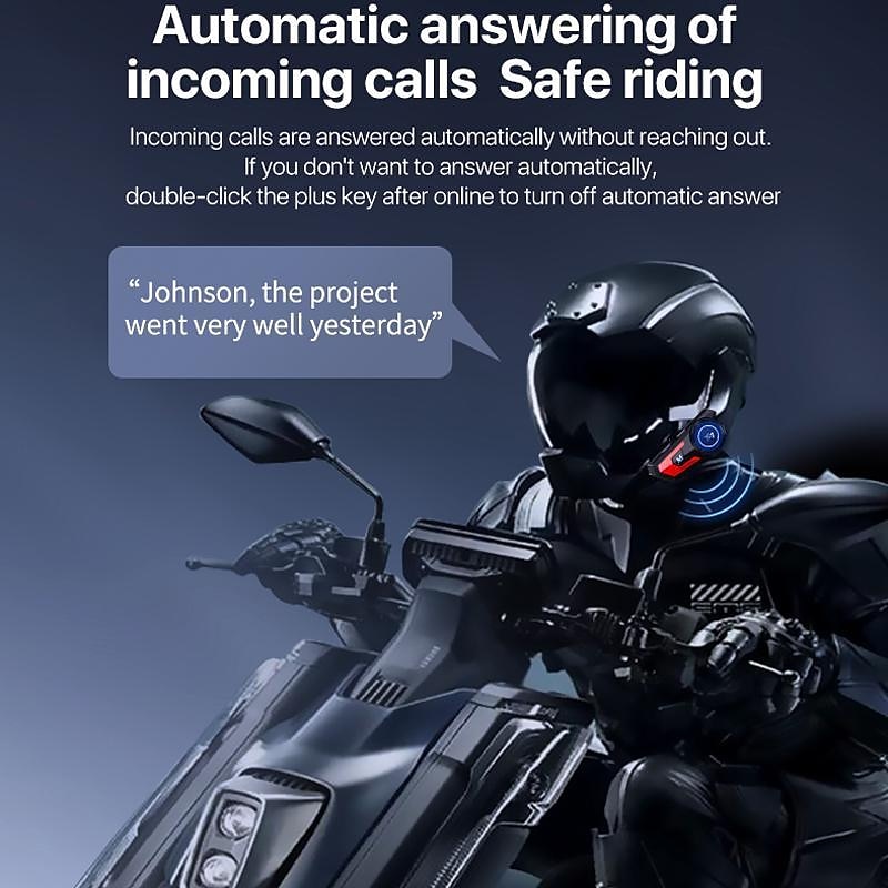 X7 Bluetooth 5.0 Motorcycle Helmet Headset Headphone Wireless Motorcycle Handsfree Stereo Earphone MP3 Speaker Waterproof 2025 - $63.99 –P6